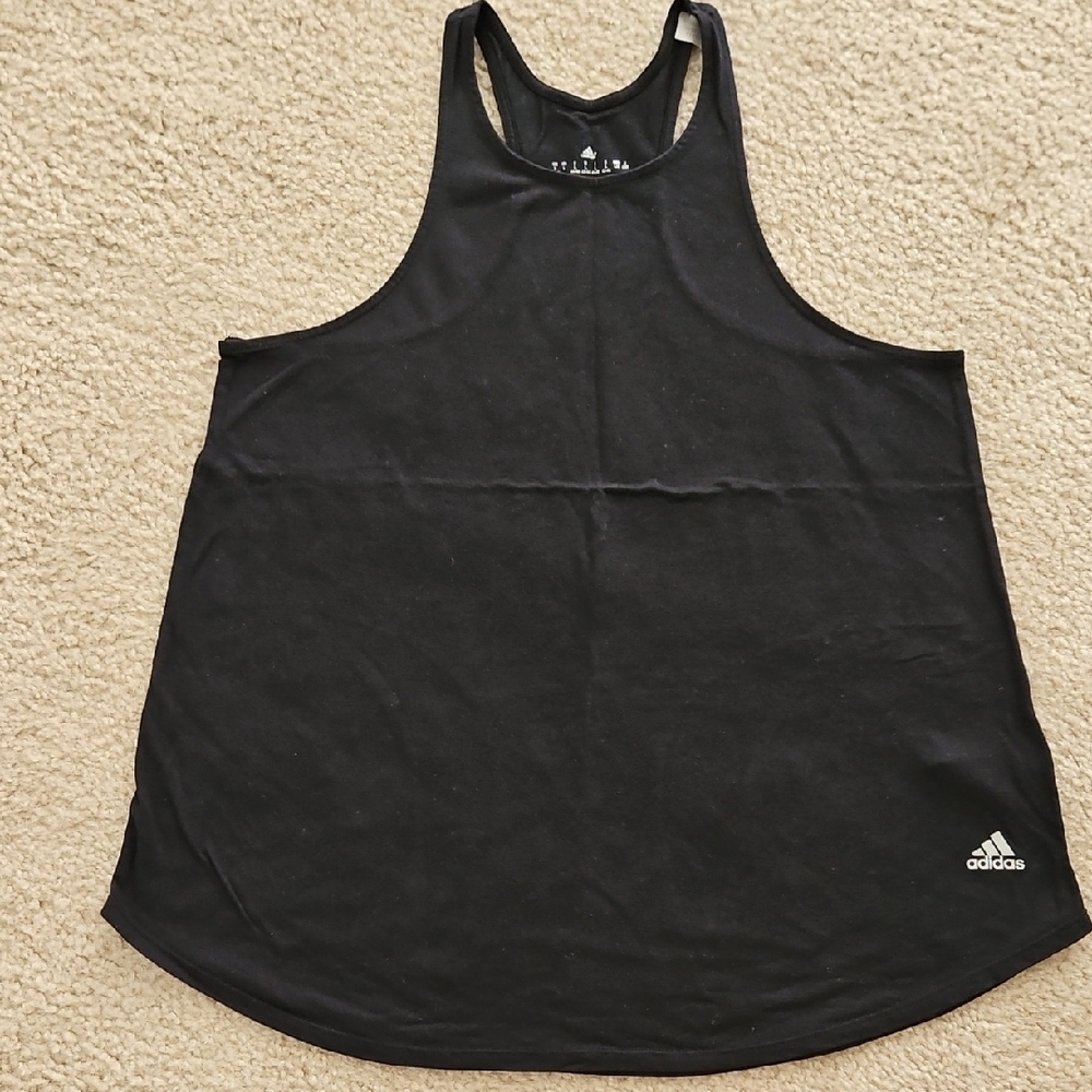 Adidas Women's Black Racerback Tank Top